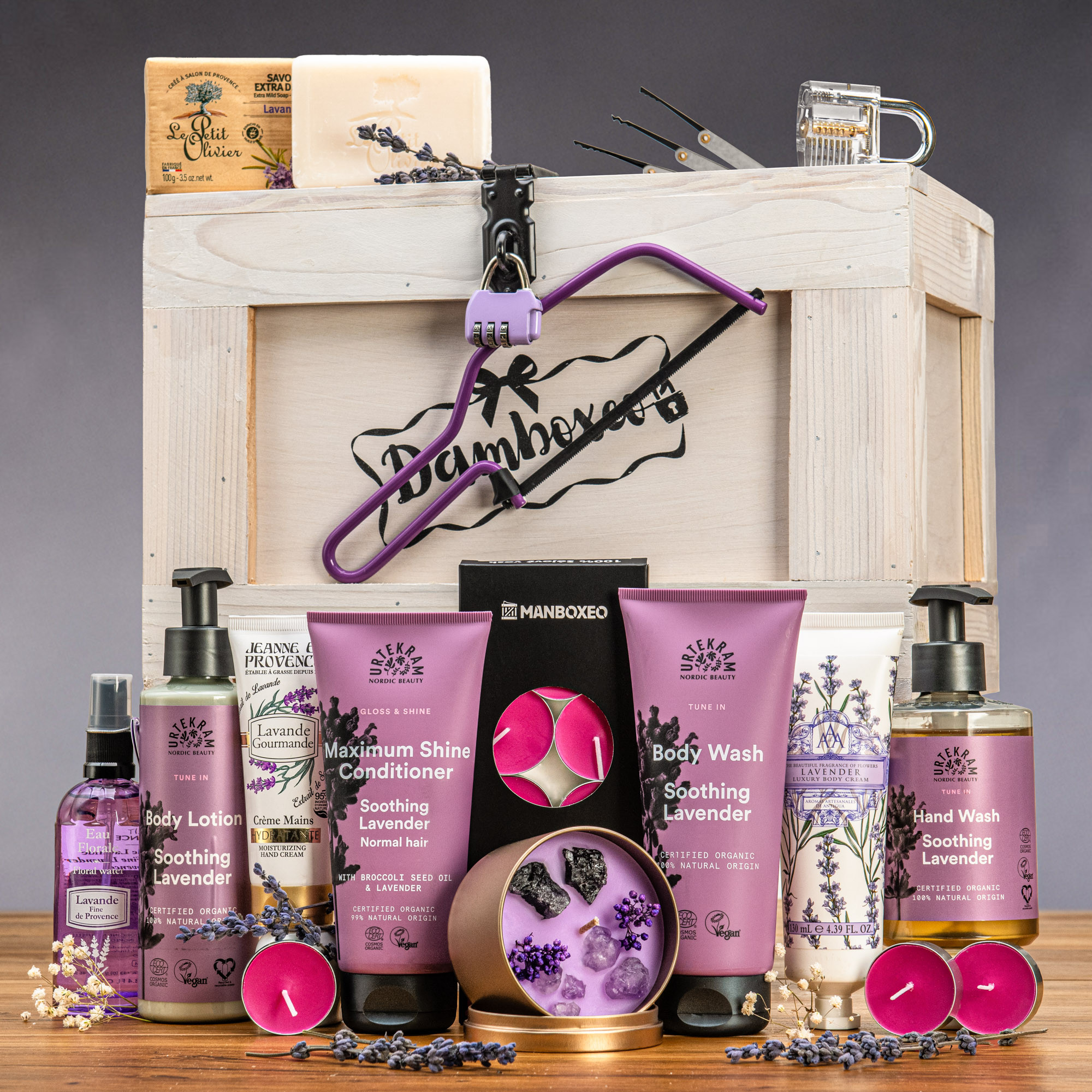 Damboxeo mit Luxuskosmetik - Lavendel 