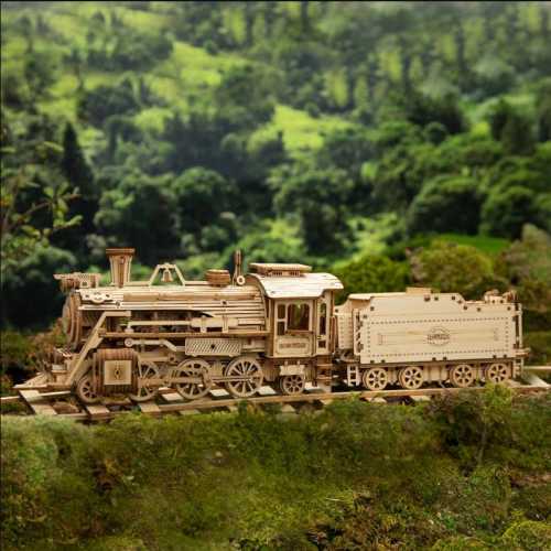3D-Holzbausatz - Dampflokomotive