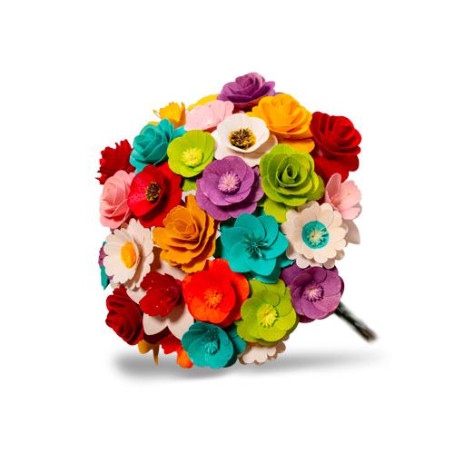 Blumensträuße aus Holz