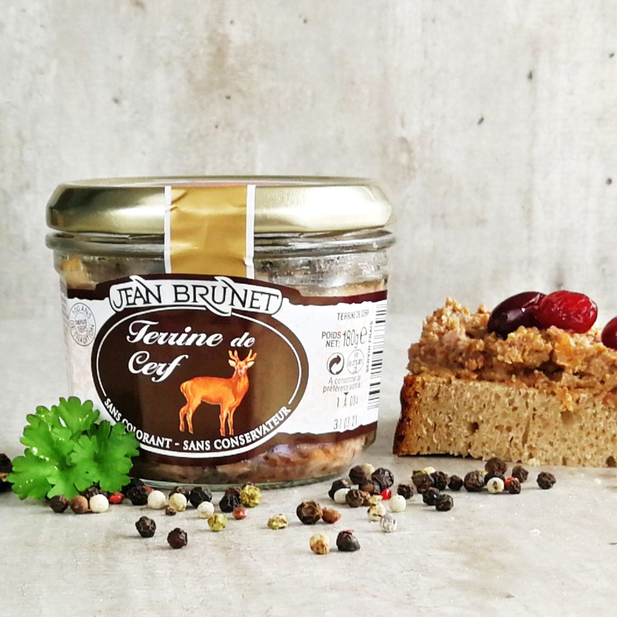 Jelení terina Jean Brunet 180g