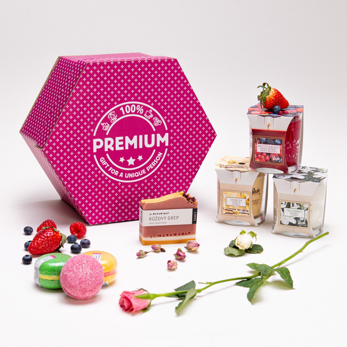 Wellness Giftboxeo - Fialové