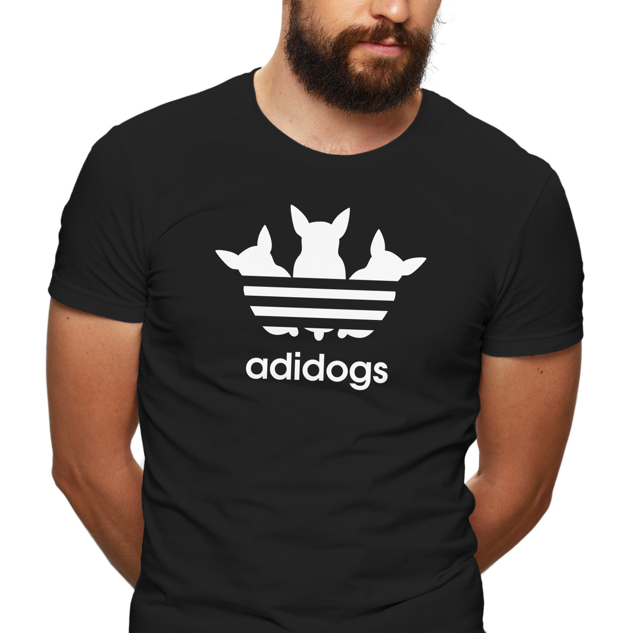 Pánské tričko s potiskem “Adidogs”
