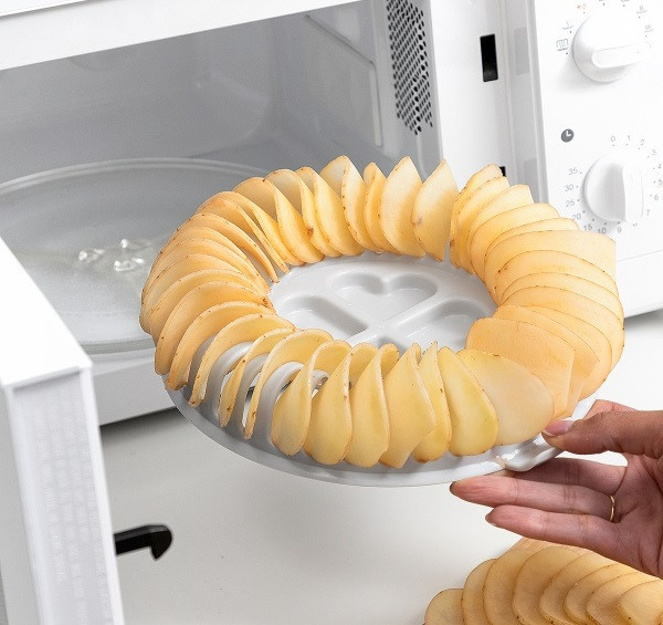 Sada na přípravu hranolků v mikrovlnné troubě s mandolínou a recepty chipit innovagoods (V0103369)