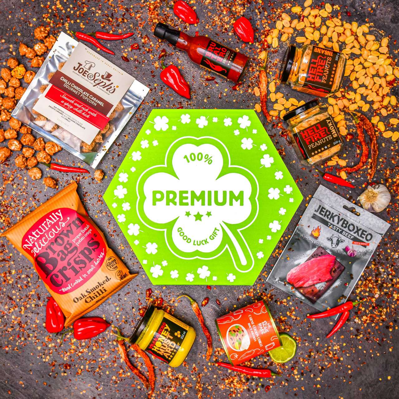 Giftboxeo plné chilli specialit - Čtyřlístek XXL Nová verze