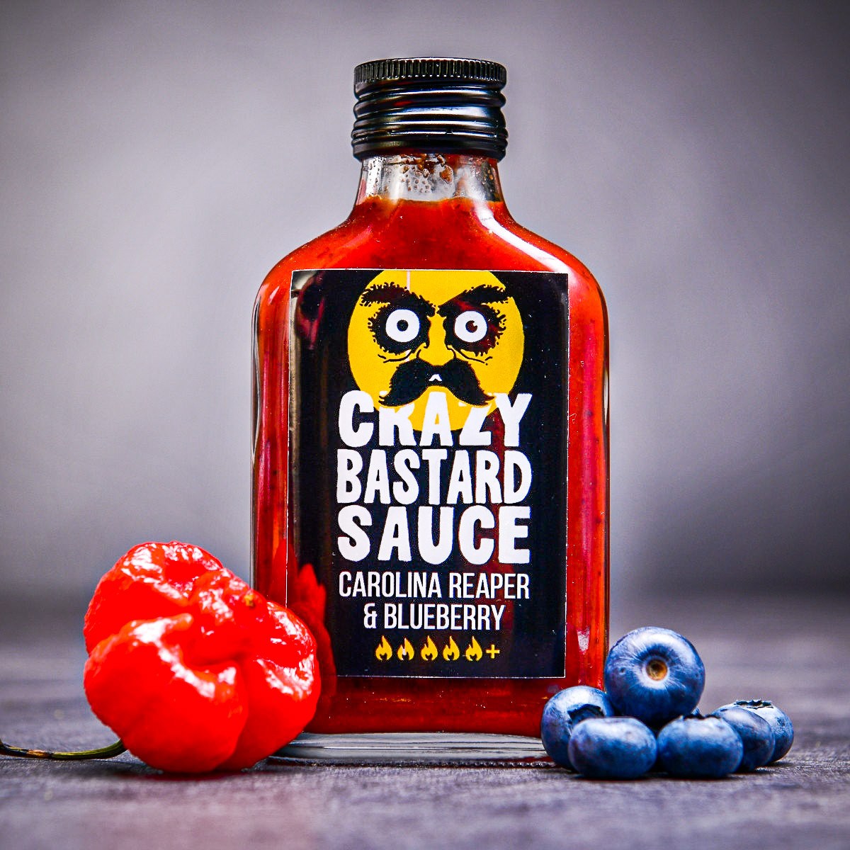 Šíleně pálivá omáčka Carolina Reaper & Blueberry 100 ml
