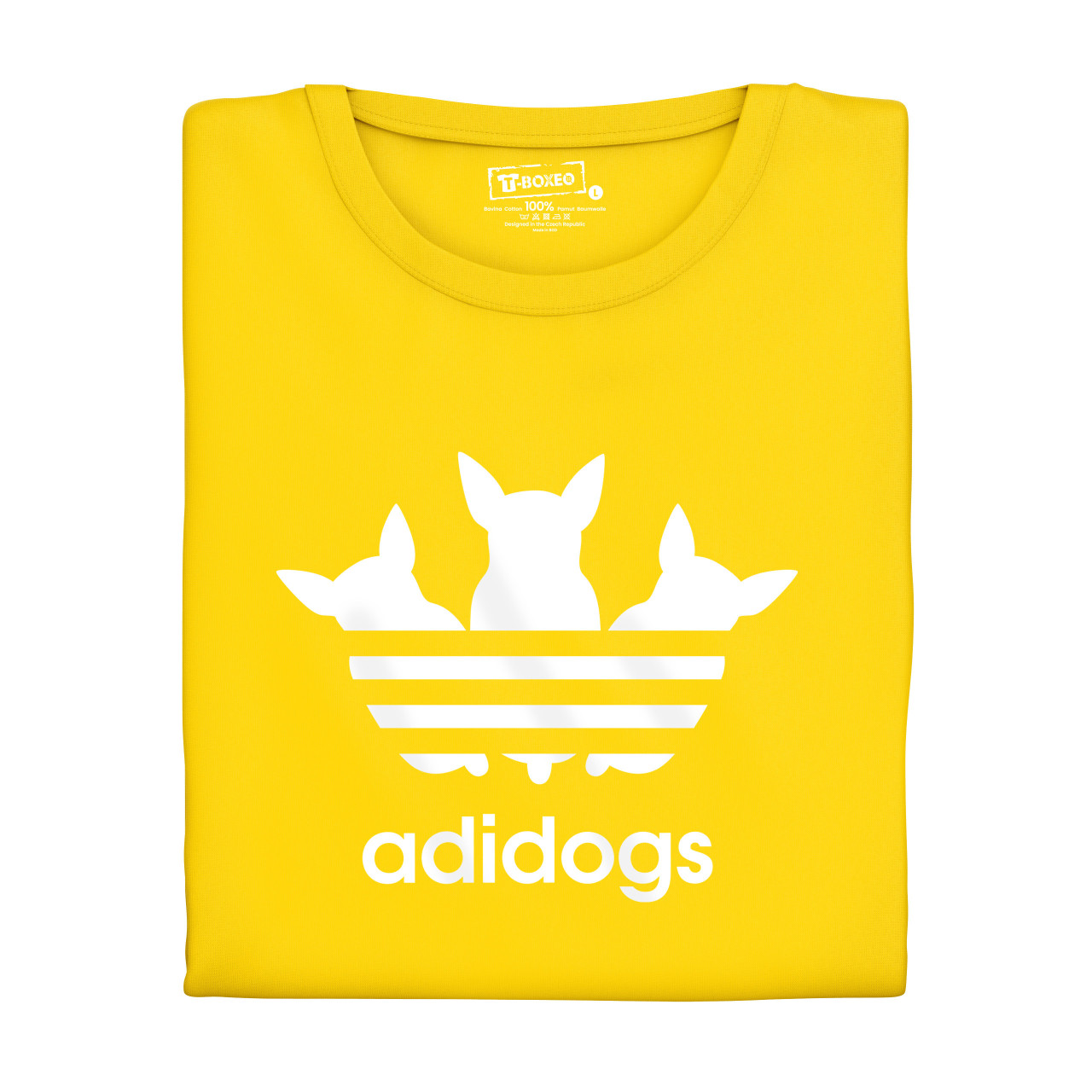 Dámské tričko s potiskem “Adidogs”