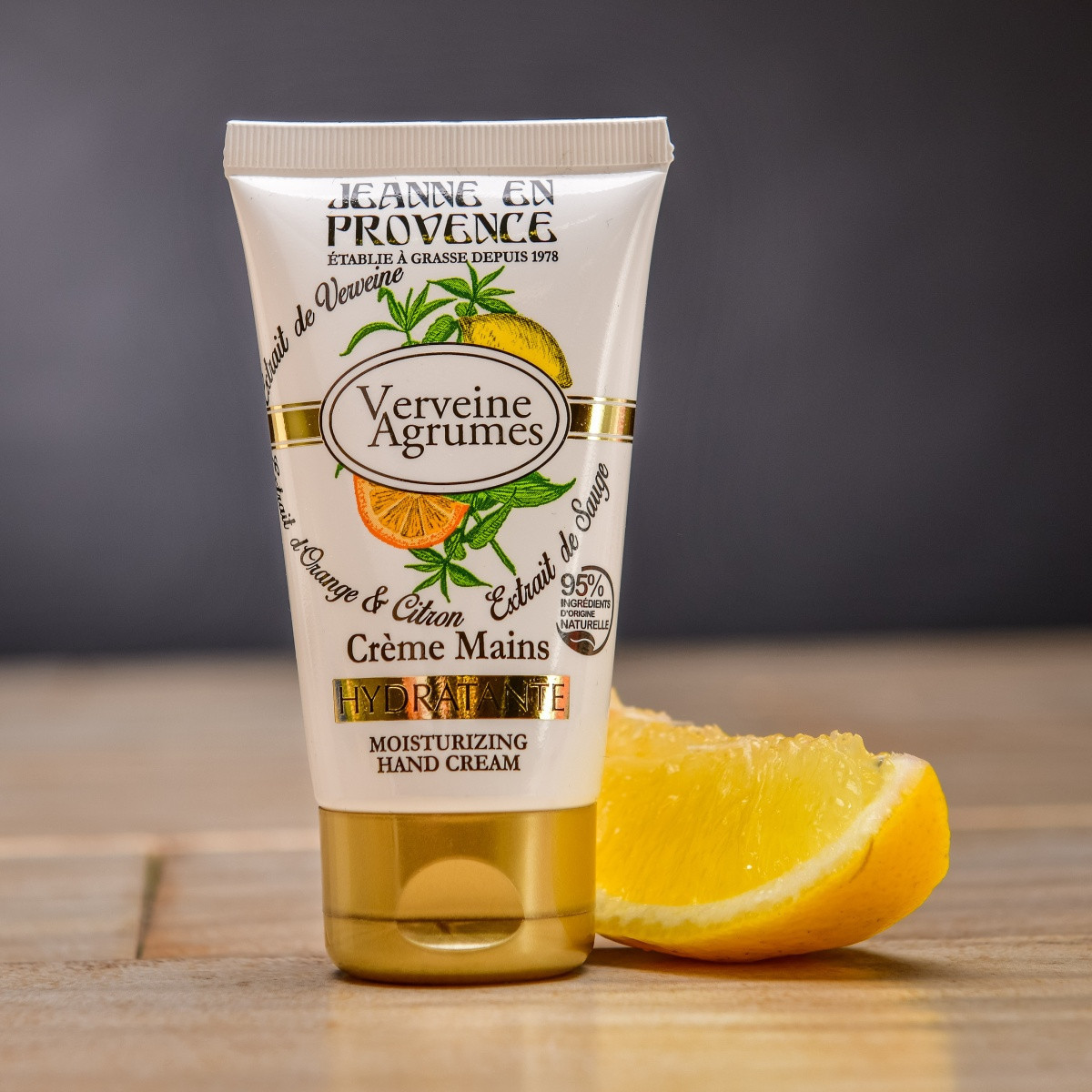 Hydratační krém na ruce Jeanne en Provence s extraktem z verbeny a citronu 75 ml