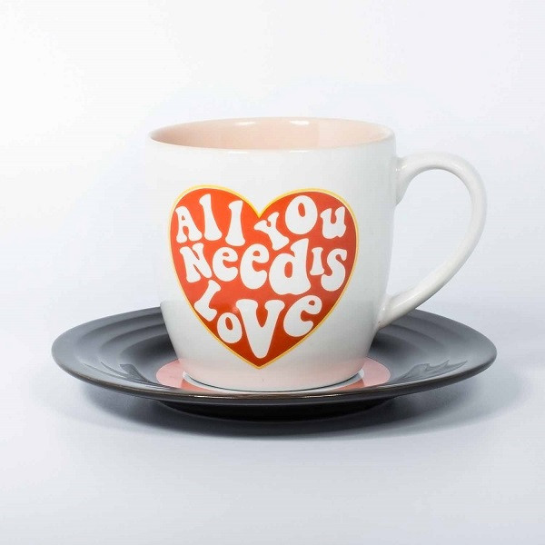 L&M Mug and Saucer Set - Love (1001707)