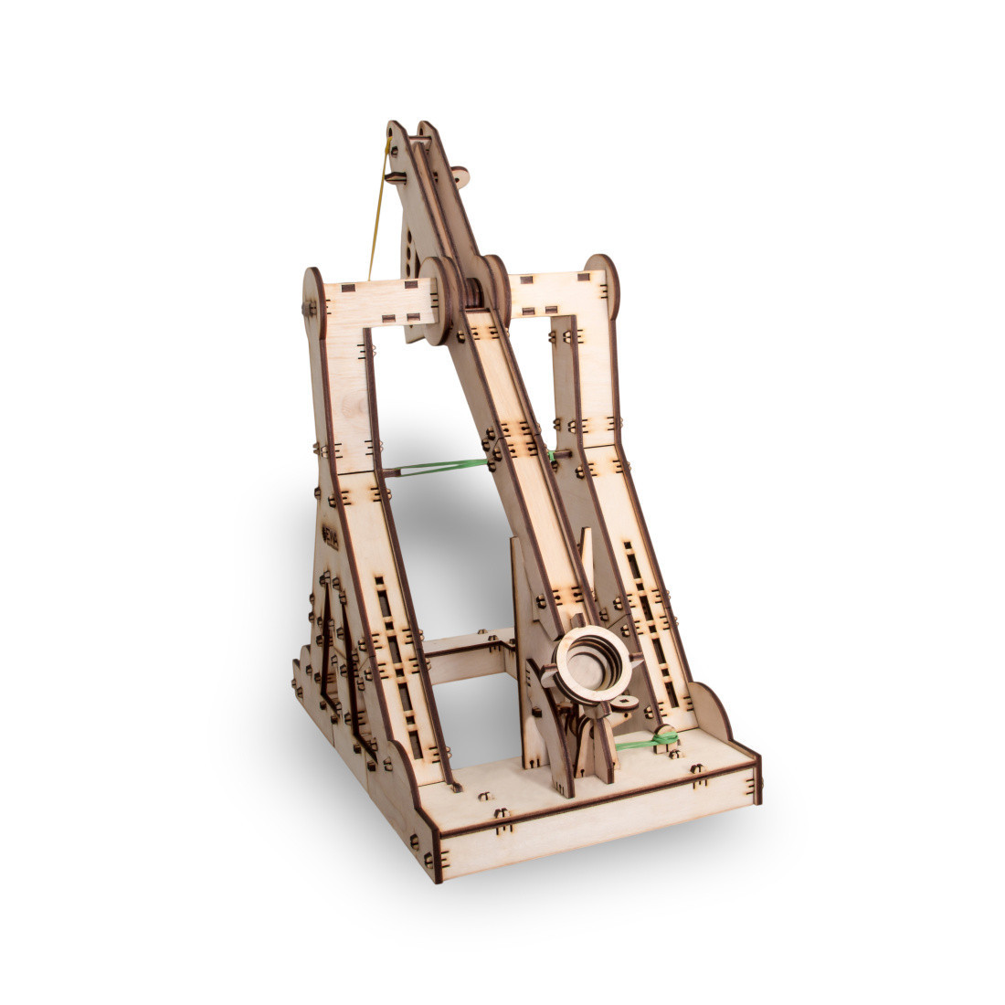 Dřevěný skládací 3D model - Trebuchet
