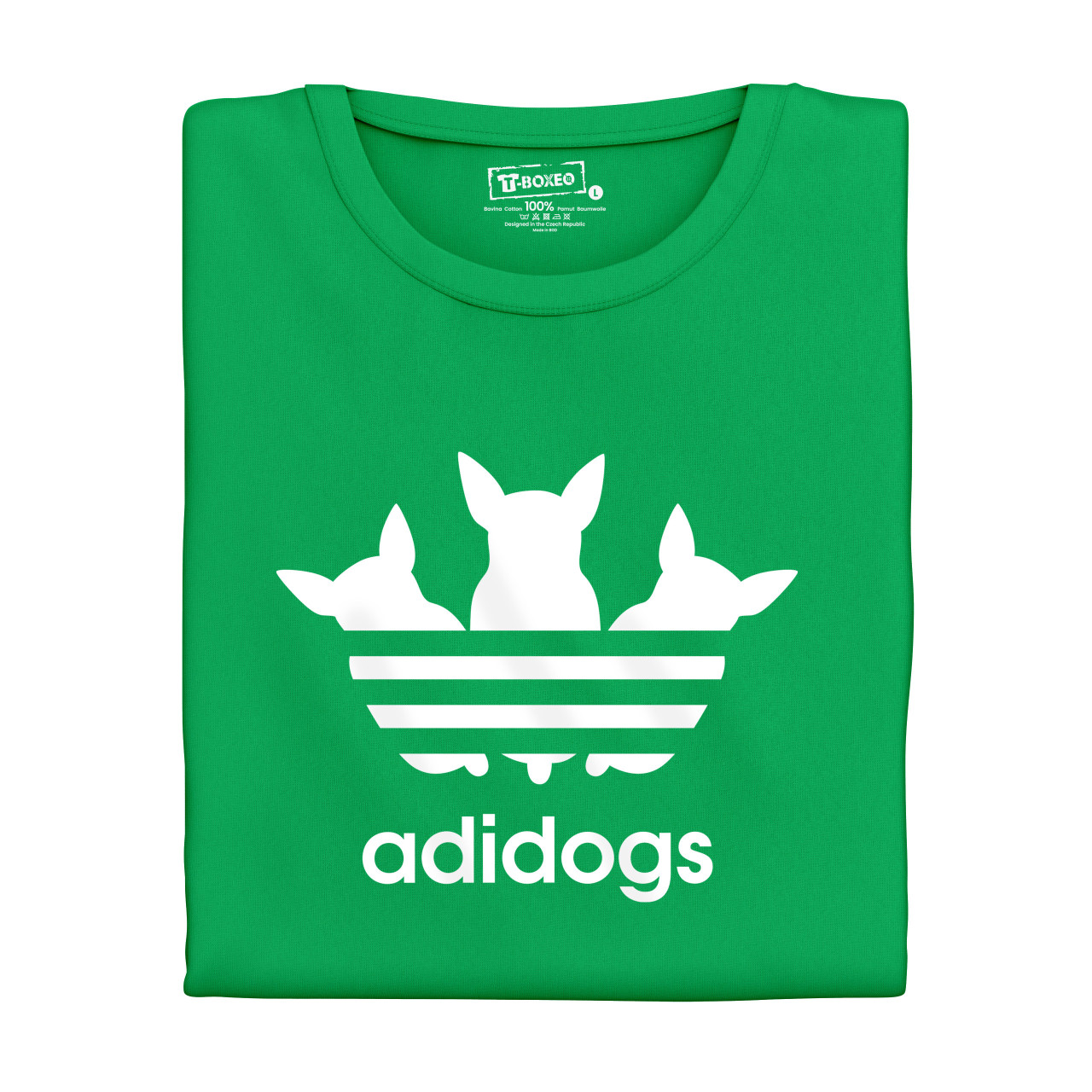 Dámské tričko s potiskem “Adidogs”