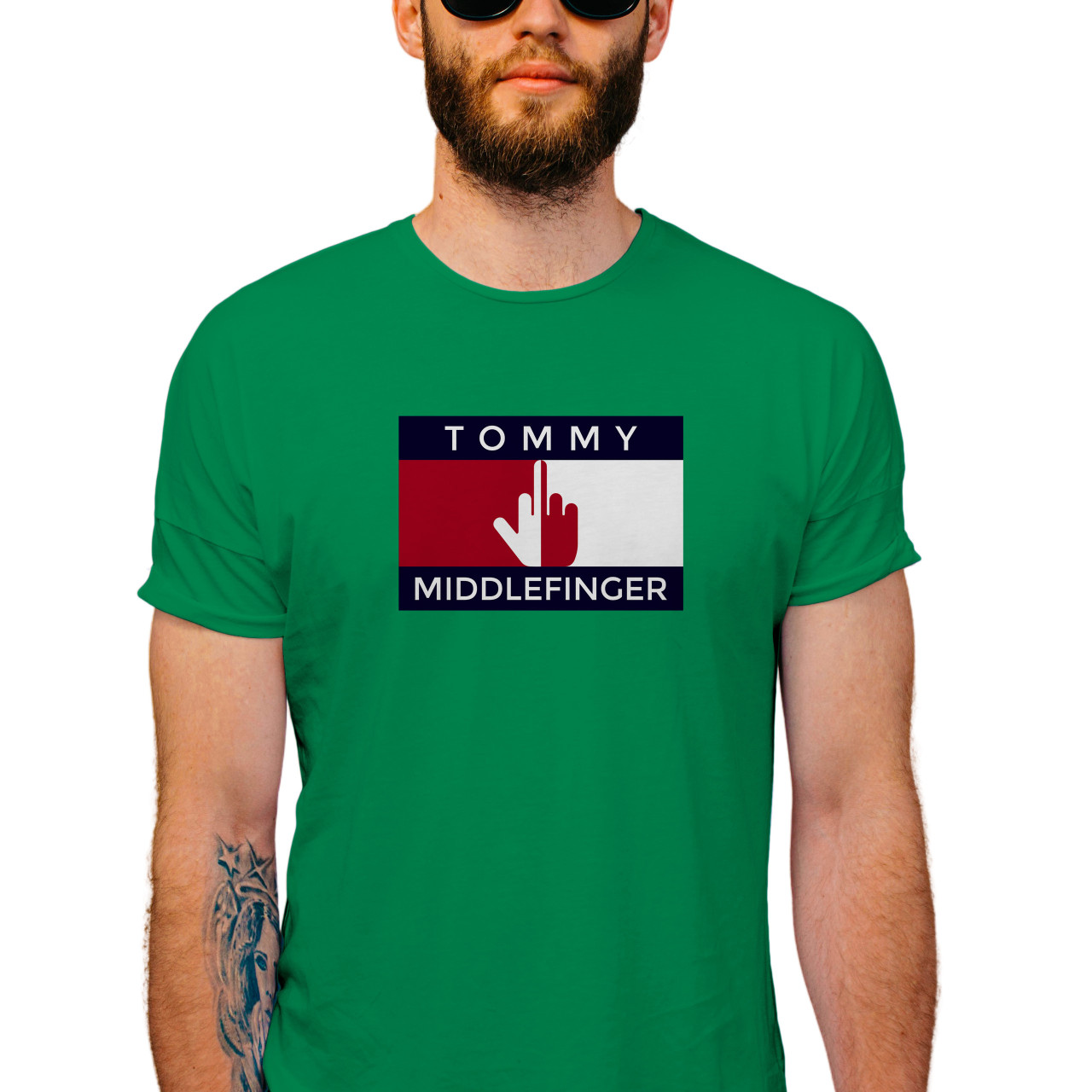 Pánské tričko s potiskem “Tommy Middlefinger”