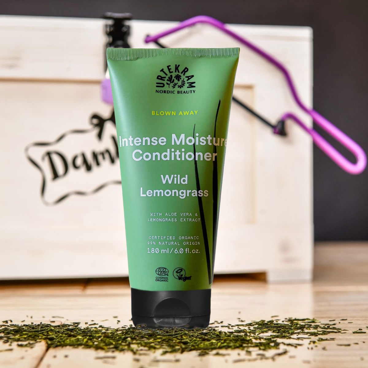 Truhla s luxusní kosmetikou - verbena s green matcha