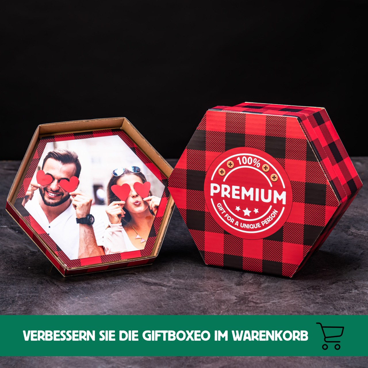 Giftboxeo - Flanelové (prázdný box)