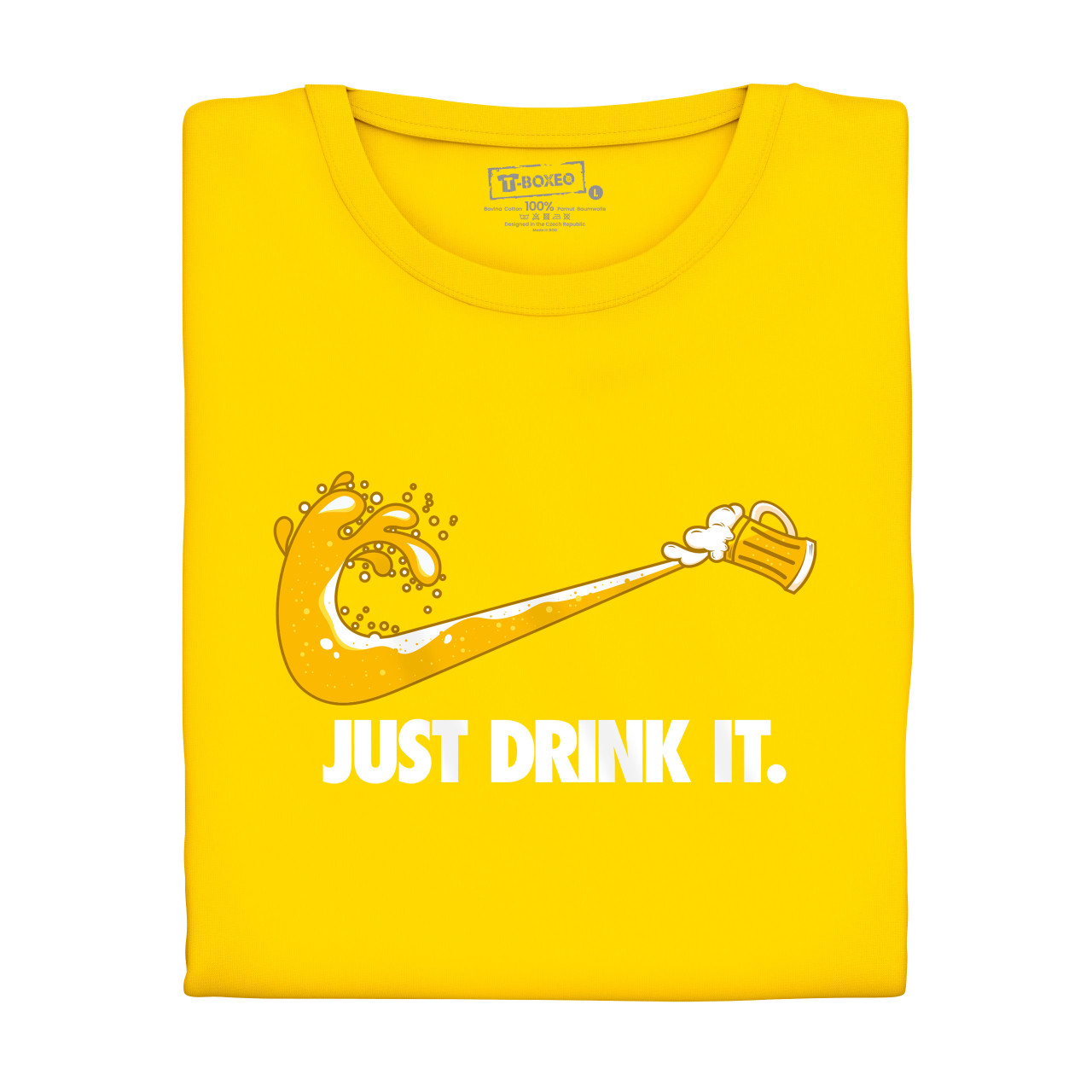 Pánské tričko s potiskem “Just Drink It”