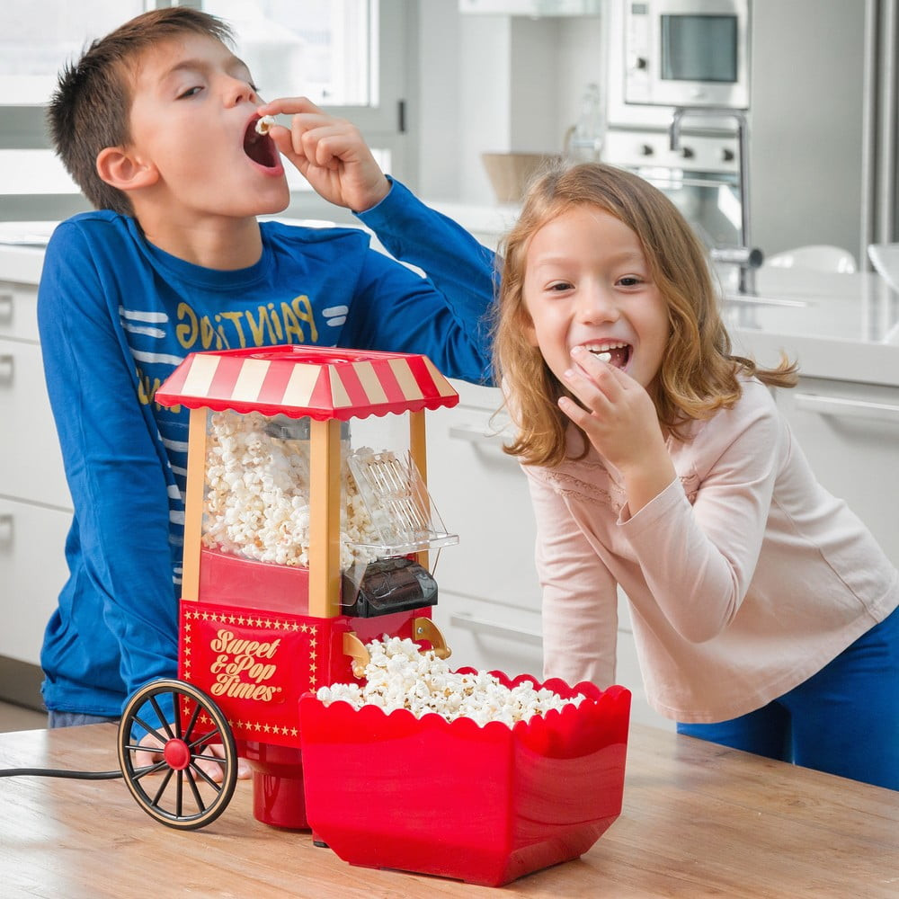 Popcornovač sweet & pop times innovagoods 1200W červený (V0100515)