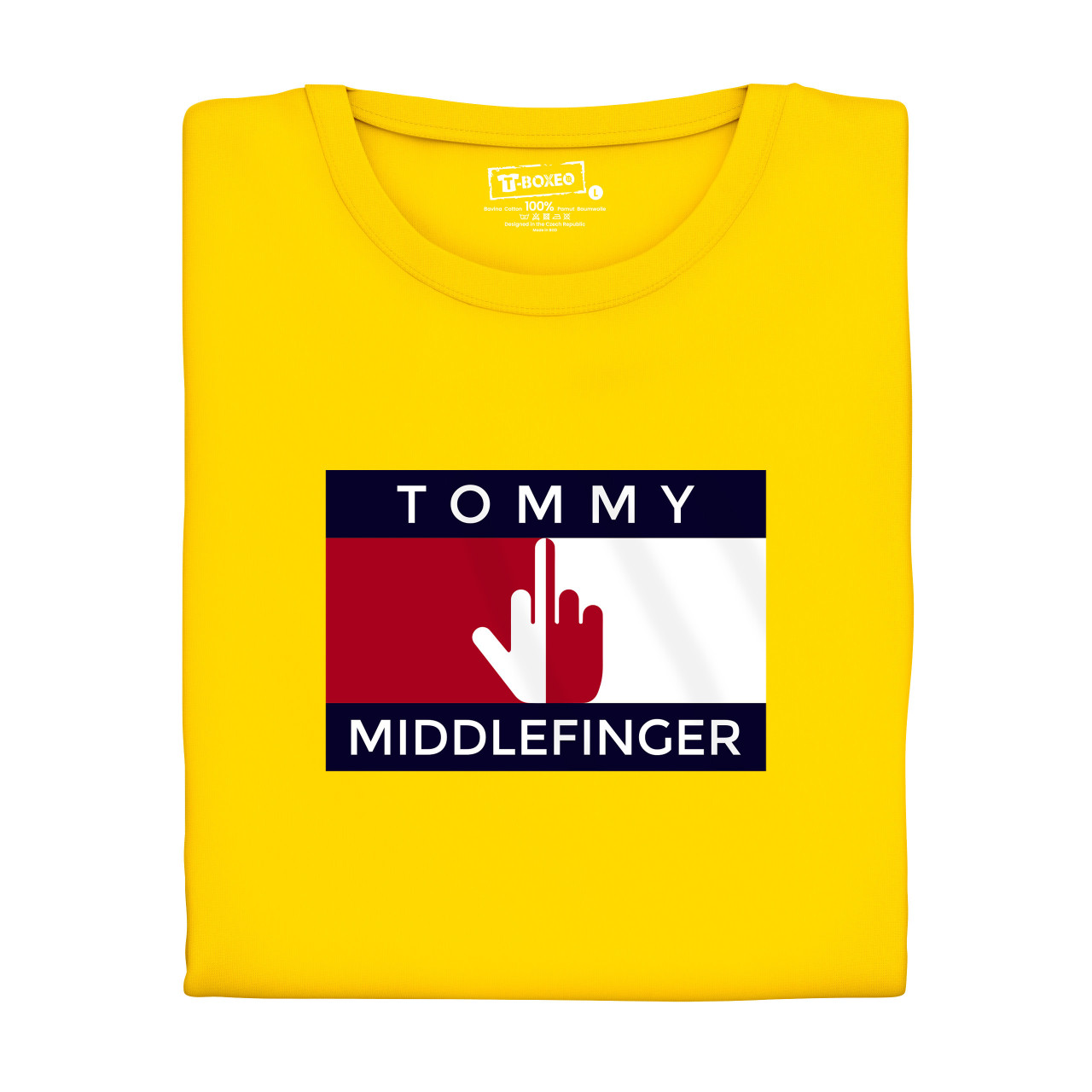 Pánské tričko s potiskem “Tommy Middlefinger”
