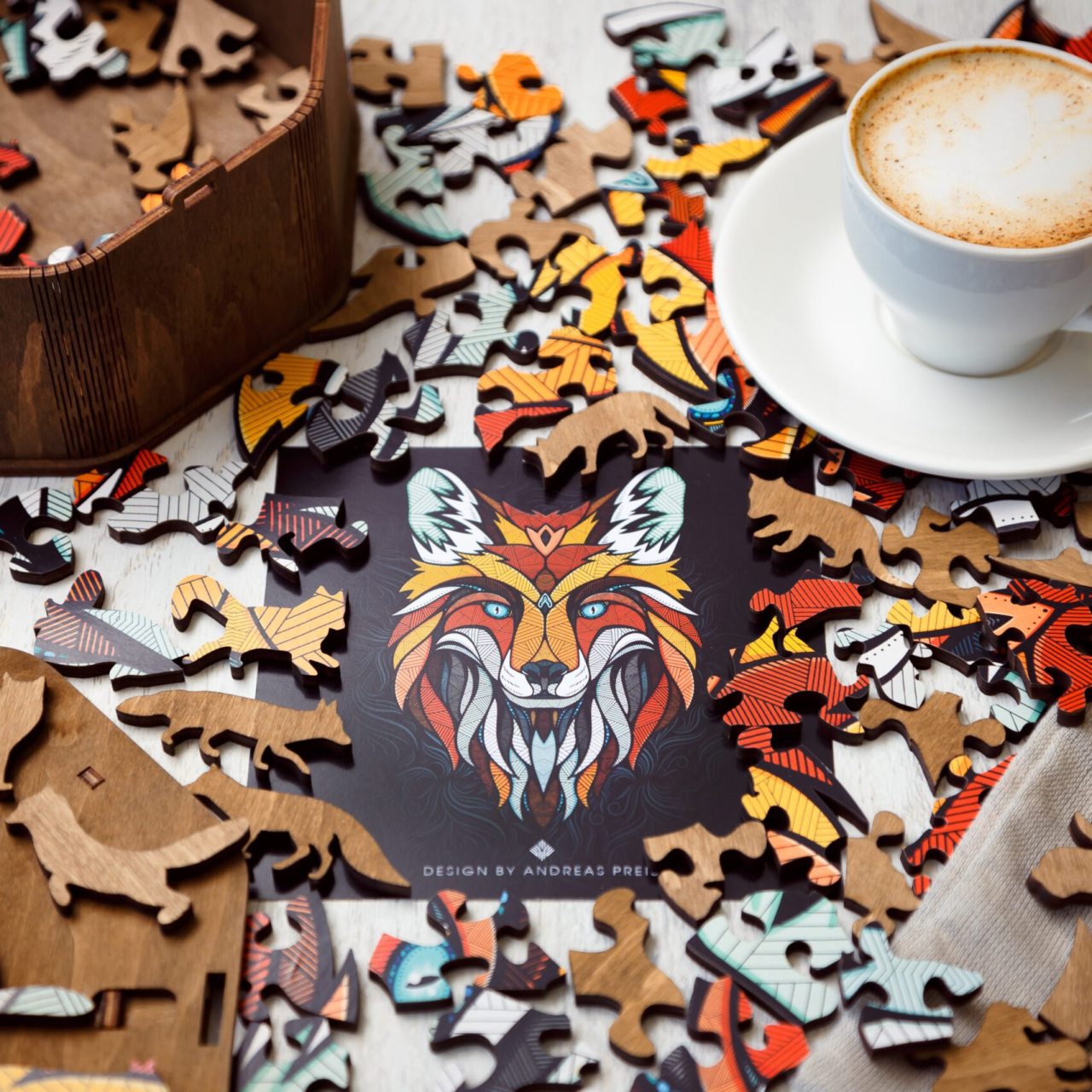 Kreativní magické puzzle – Liška