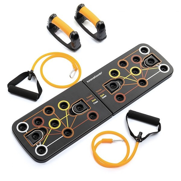 Push-up deska na kliky s odporovými gumami a příručkou cviků pulsher innovagoods (V0103181)