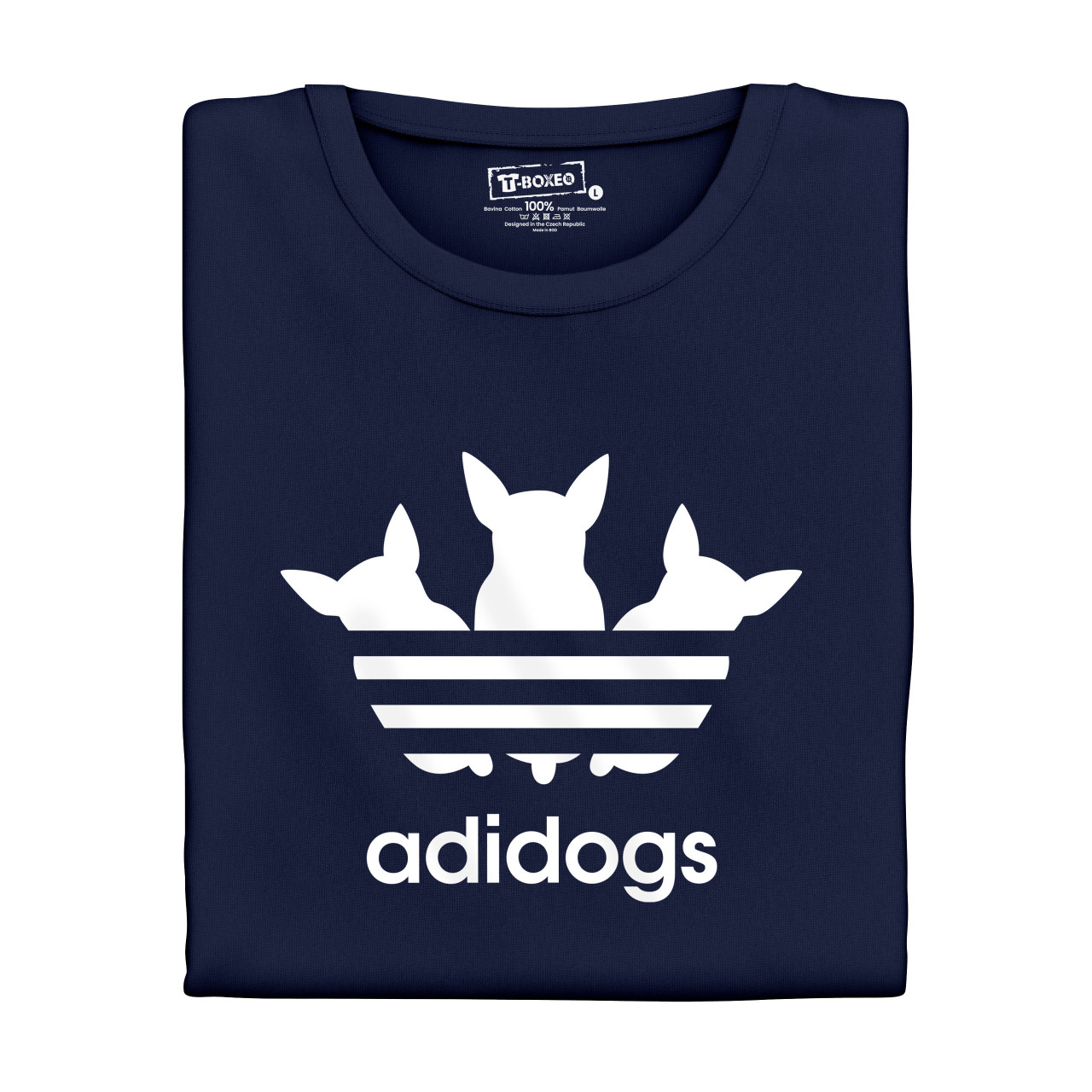 Dámské tričko s potiskem “Adidogs”
