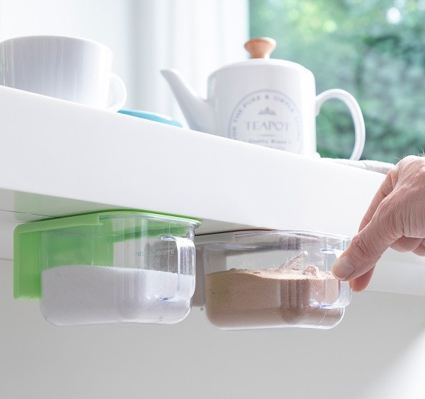 Odnímatelné přilepovací kuchyňské nádoby handstore innovagoods balíček 2 jednotek (V0103426)