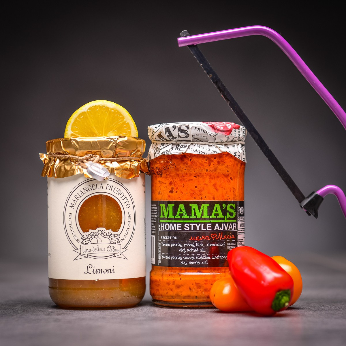 Mama's Ajvar jemny a Marmellata di limoni.jpg