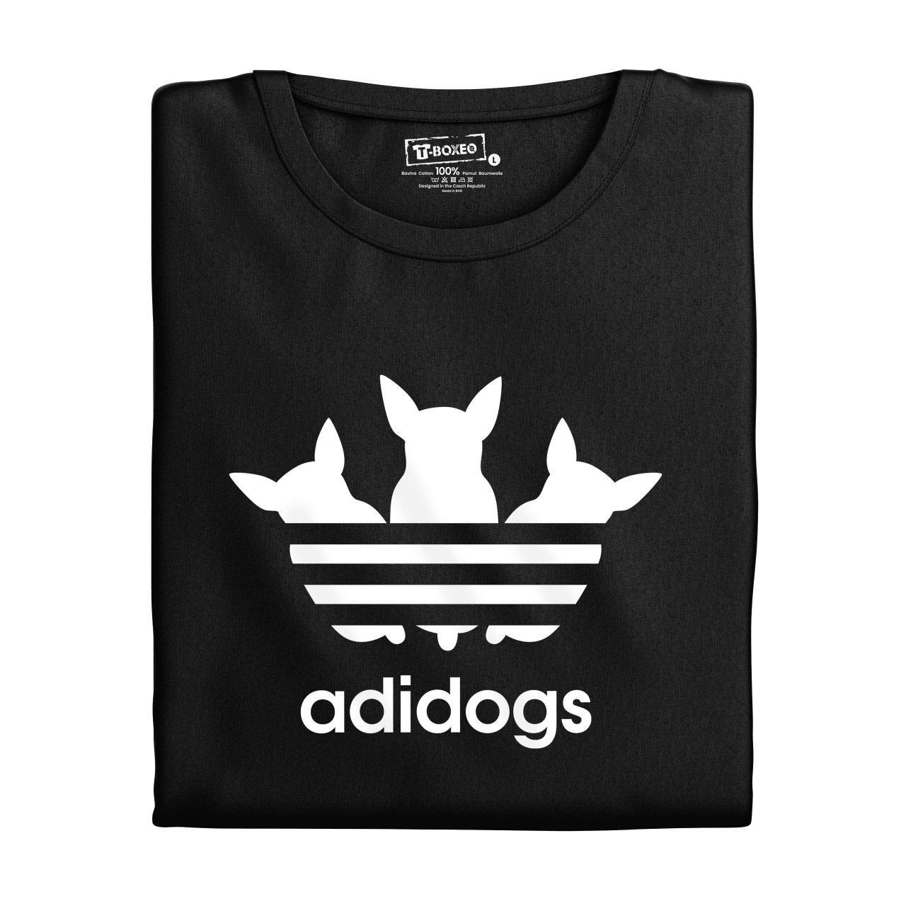 Dámské tričko s potiskem “Adidogs”