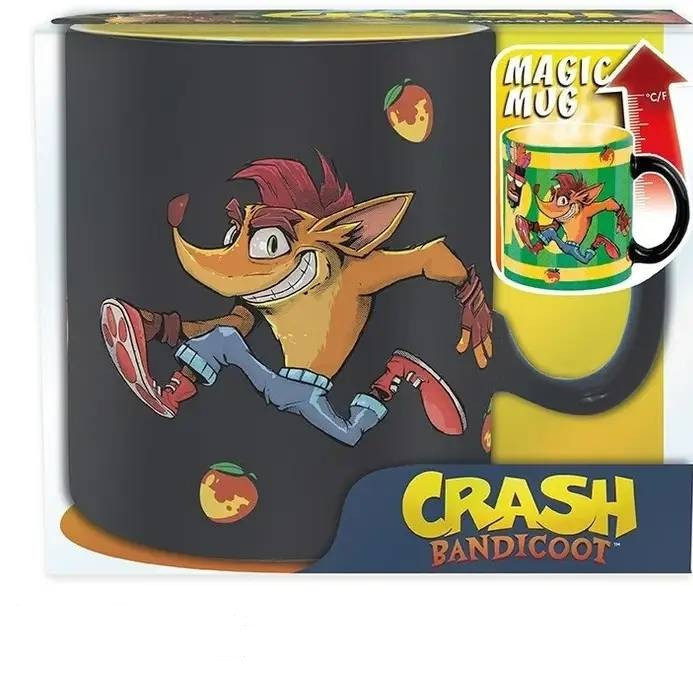 CRASH BANDICOOT Mug Heat Change 460 ml Nitro boîte x2 - Měnící hrnek Crash (ABYMUGA032)