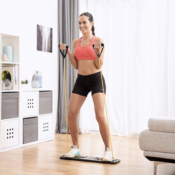 Push-up deska na kliky s odporovými gumami a příručkou cviků pulsher innovagoods (V0103181)