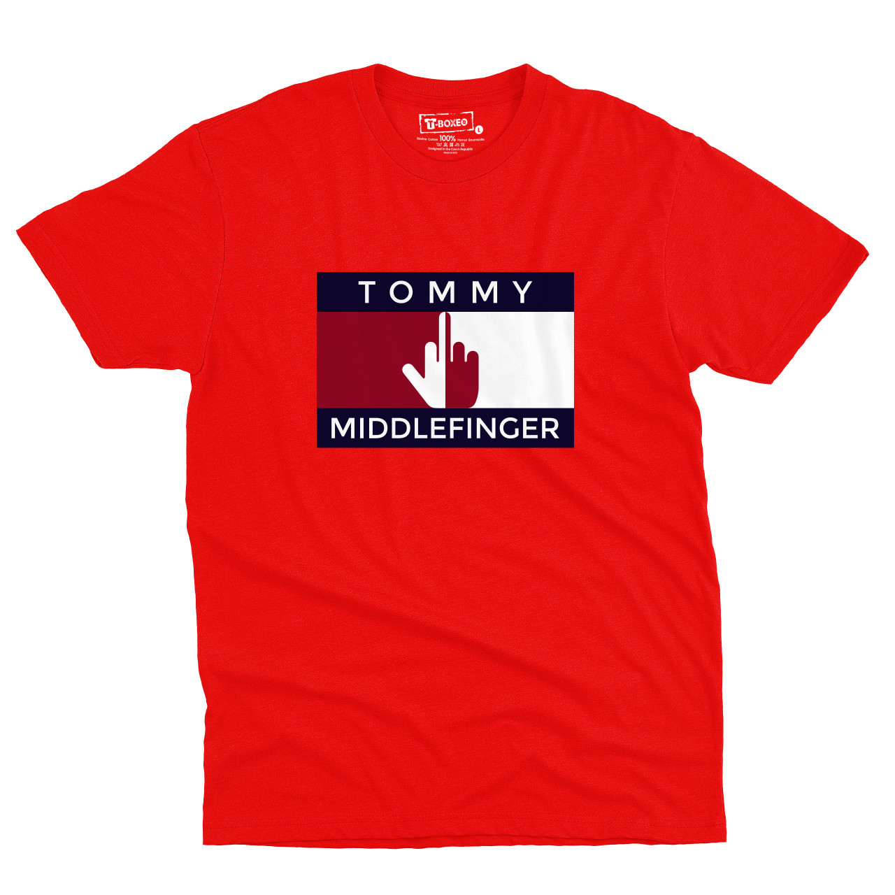 Pánské tričko s potiskem “Tommy Middlefinger”