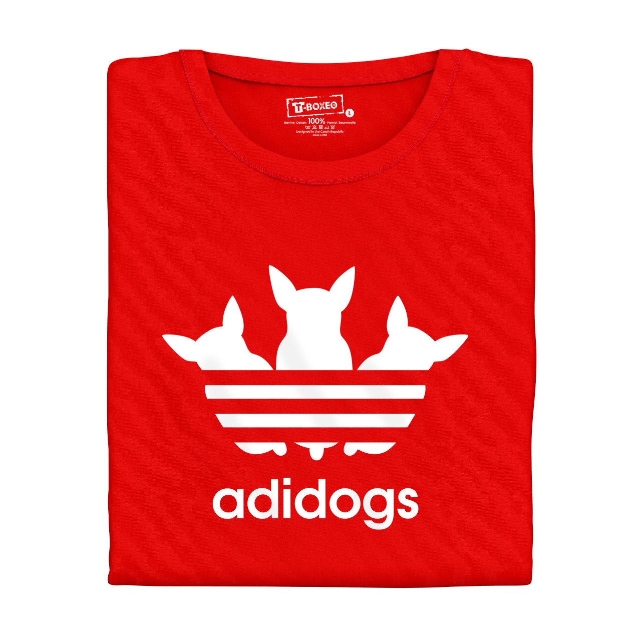 Dámské tričko s potiskem “Adidogs”