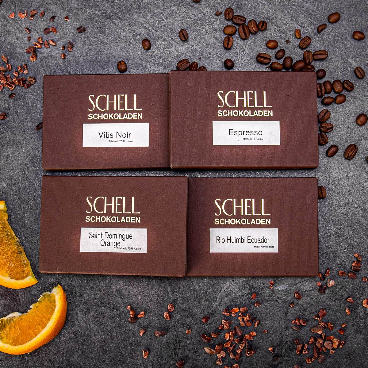 Výhodný set exkluzivních čokolád Schell