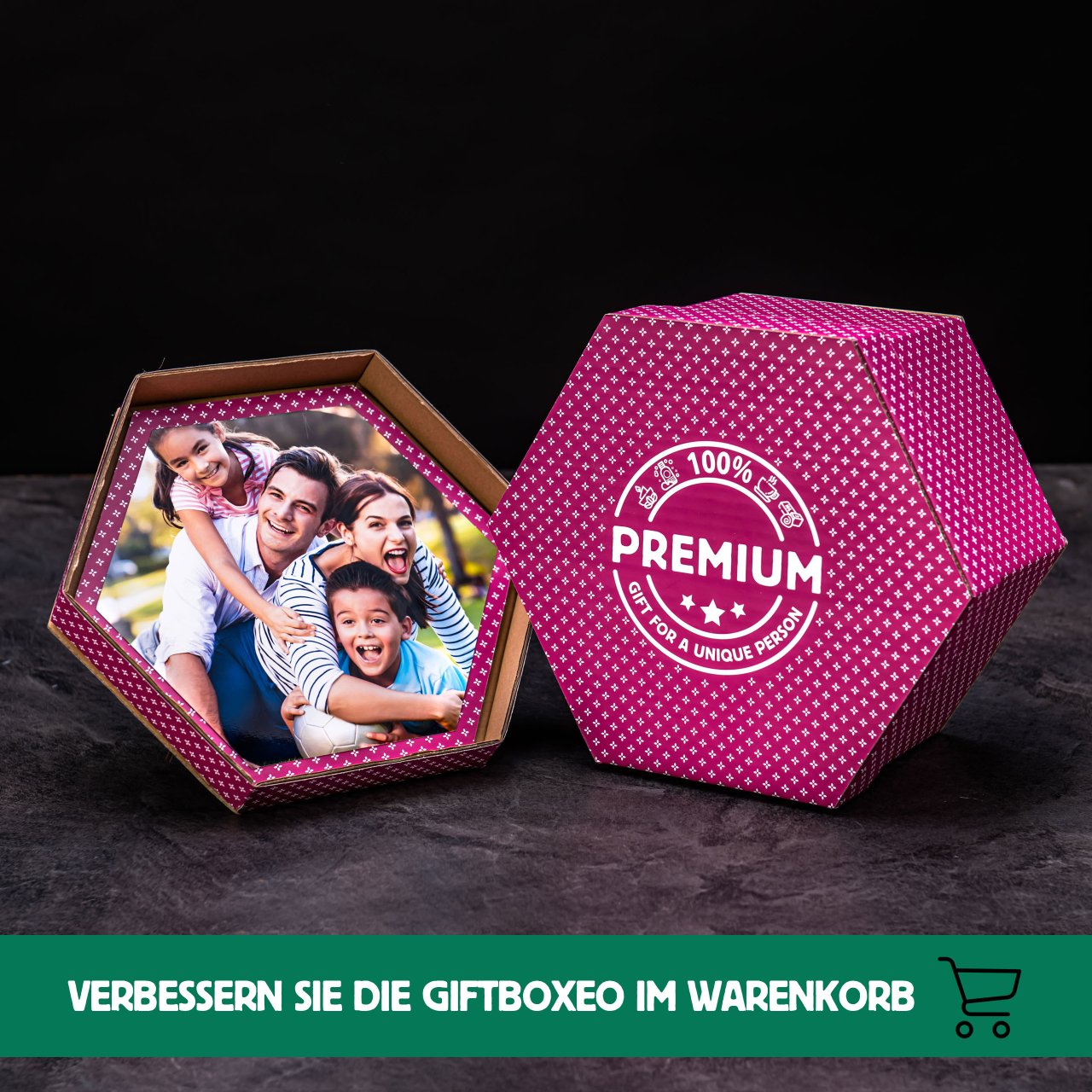 Giftboxeo plné sladkostí - Fialové