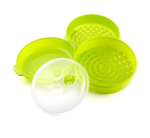 Dvojitý napařovač do mikrovlnné trouby fresh innovagoods (V0101128)
