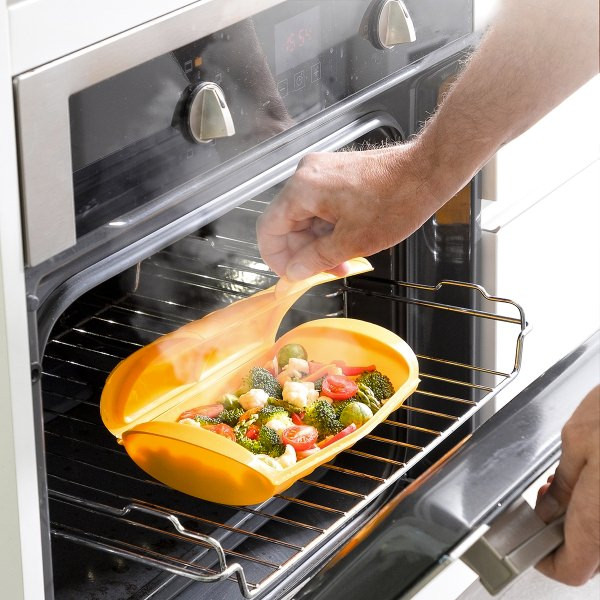 Napařovací silikonová vložka a recepty cooksty innovagoods (V0103314)