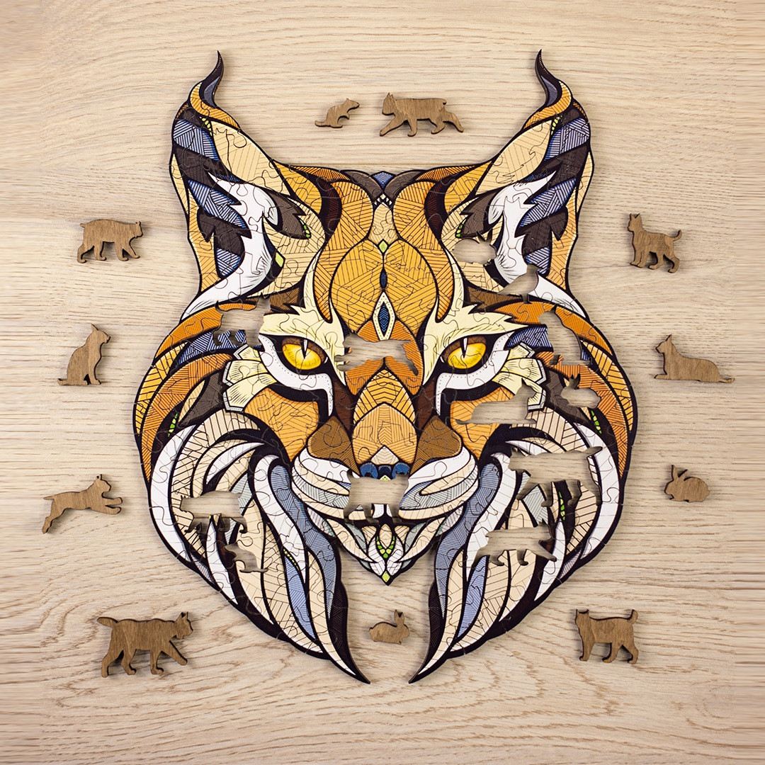 Kreativní magické puzzle – Rys