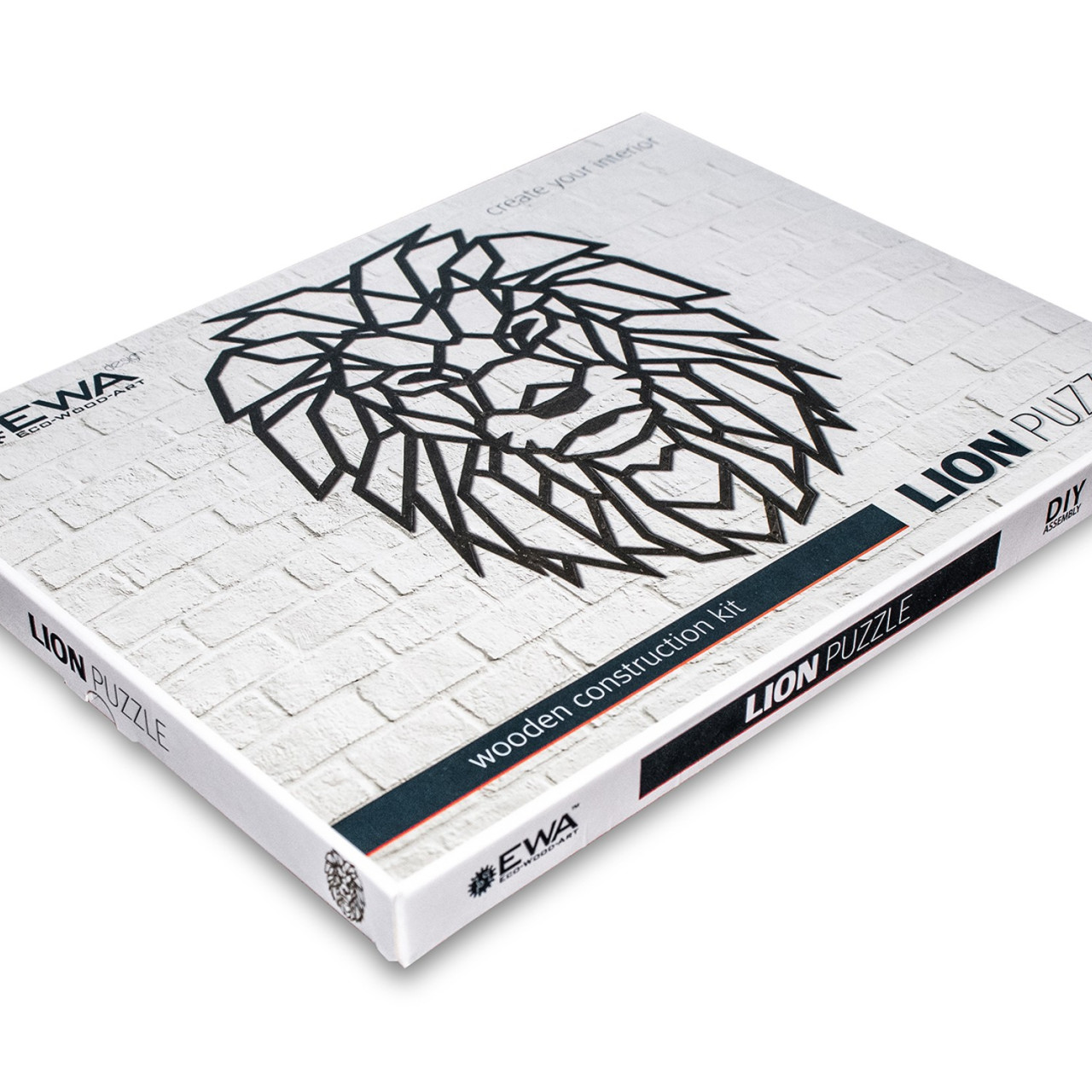 Designové nástěnné puzzle - Lion