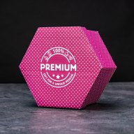 Hexagon plný kvalitní kosmetiky Kokos a Argan - Fialový