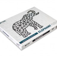 Dřevěné skládací puzzle "Elephant"