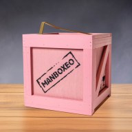 Bedna s luxusní kosmetikou - růže