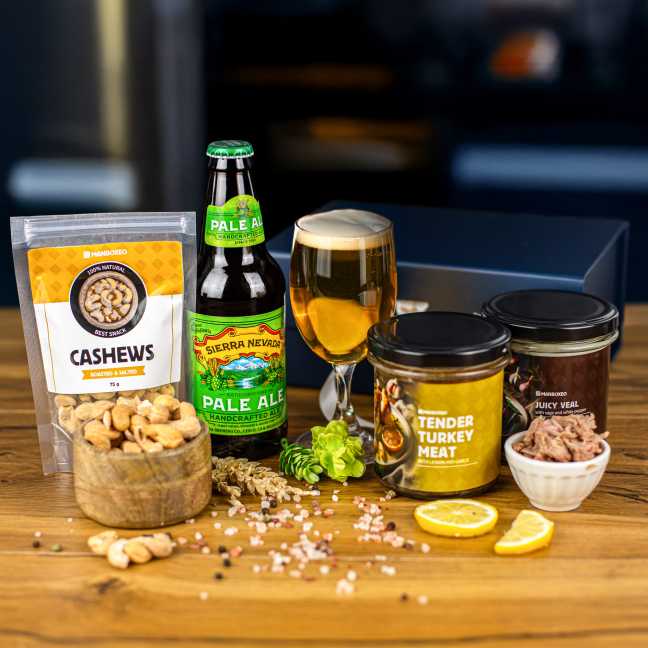Valentins-Giftboxeo – Bier & Fleisch