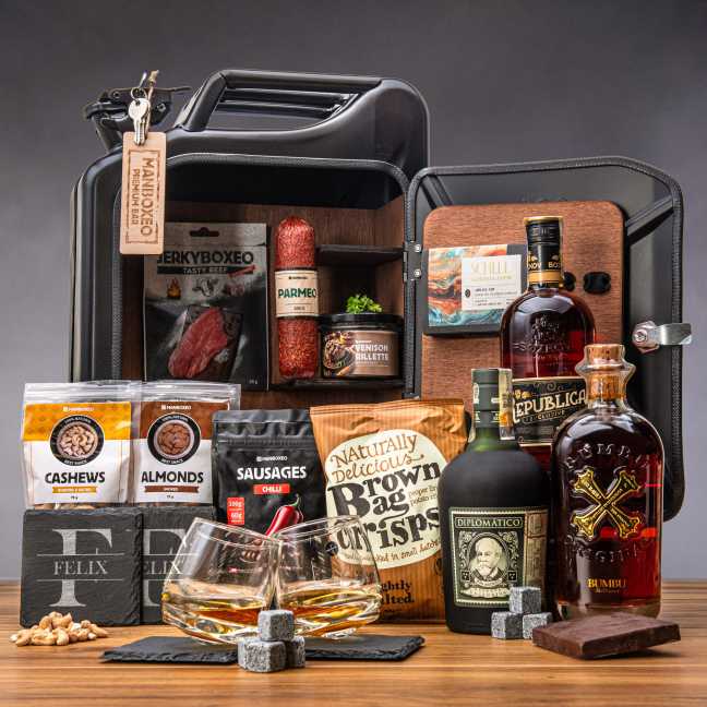 Manboxeo Kanister-Bar mit Rum 