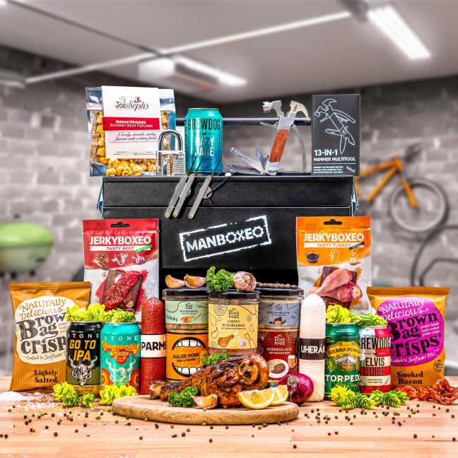 Toolboxeo mit Bier und Fleisch + Multitool 
