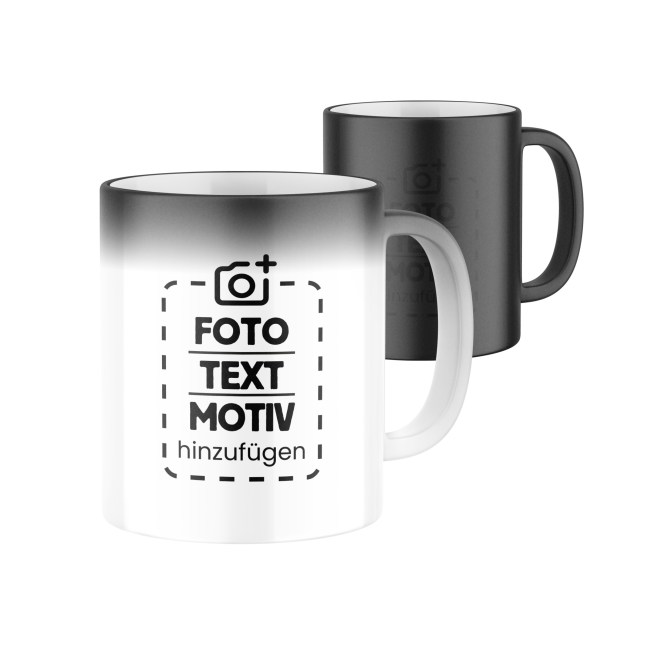 Magischer Becher mit eigenem Aufdruck oder ohne Aufdruck