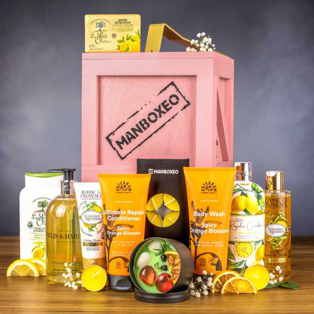 Manboxeo mit Luxuskosmetik - Zitrus & Eisenkraut