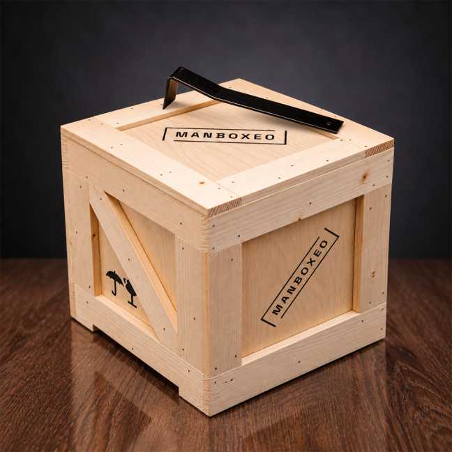 Leere Geschenkbox gelb – groß