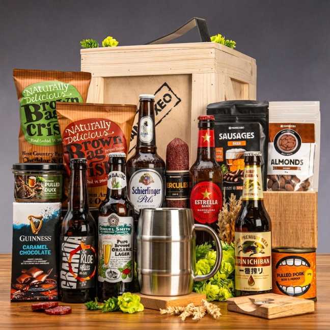 Manboxeo für Biertrinker voller Lagerbiere