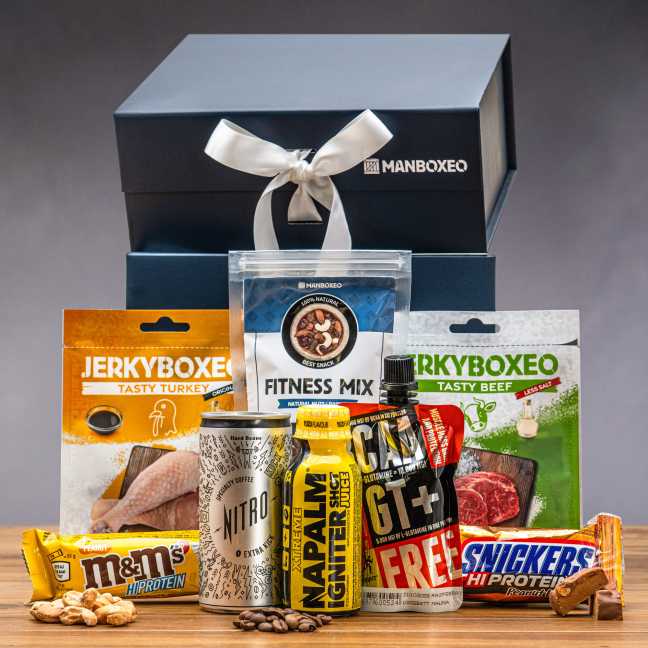 Giftboxeo Geschenkbox (royal blue) - Für Fitnessbegeisterte