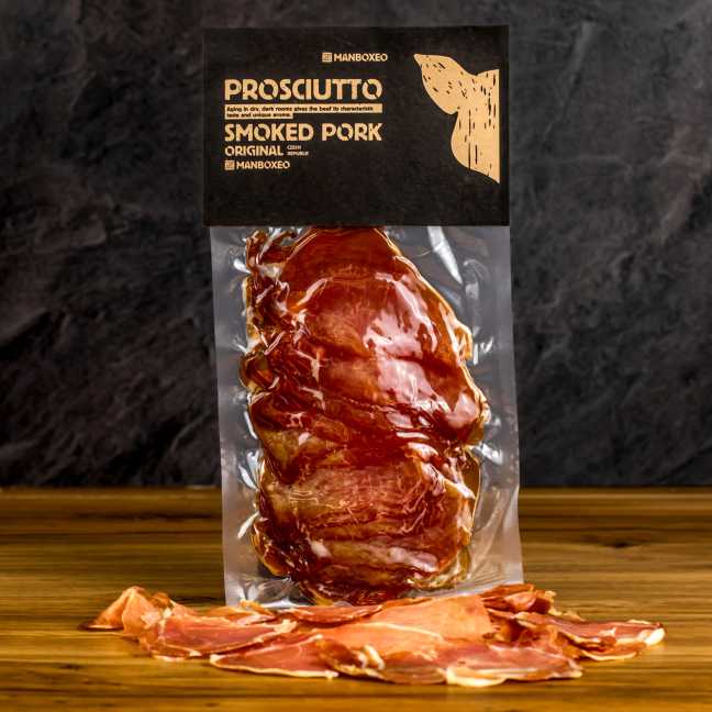 Prosciutto aus Schweinebraten kalt geräuchert 100 g