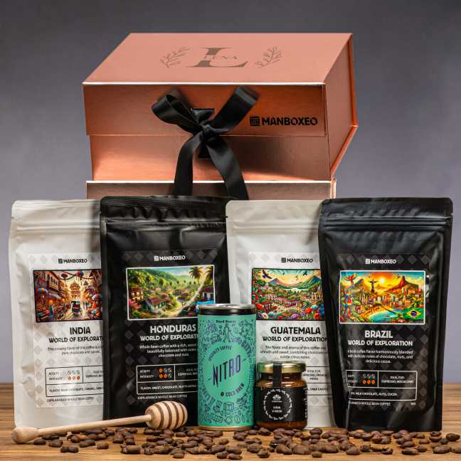 Giftboxeo Geschenkbox (rose gold) - Für die Kaffeeliebhaberin