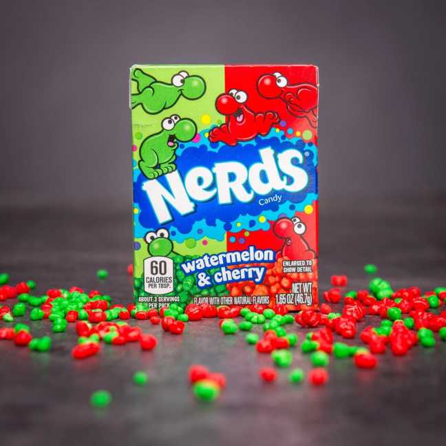 Knusprige Nerds-Bonbons mit Fruchtgeschmack 47 g